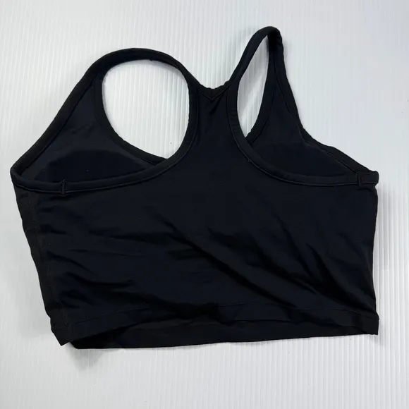 Ama Larsi Sports Bra Crop Top Racerback Workout Yoga‎ Black xL - Image 2