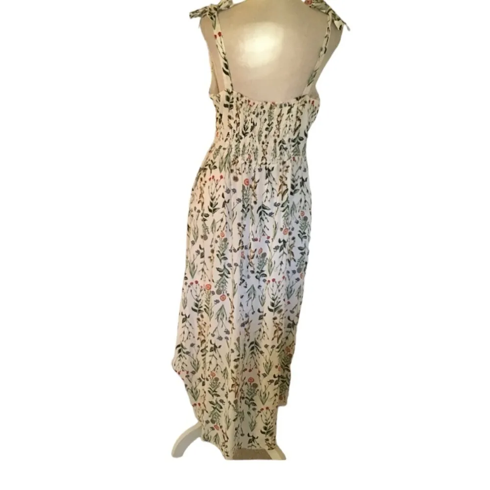 Tabitha Webb  wildflower shoulder tie cottage core maxi dress - Image 4