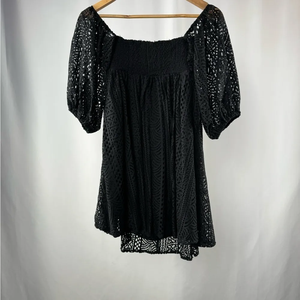 Free‎ People Emmy Lou Mini Dress in Black Size Small - Image 10
