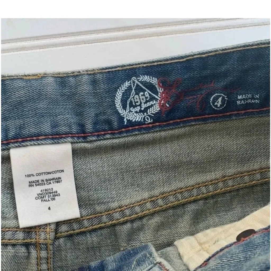 GAP Blue Pencil Mini Skirt Casual - Image 4