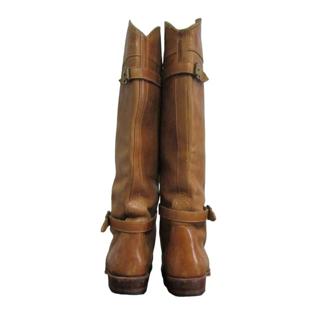 Frye Camel Dorado Riding Boots Sz 6 - Image 4