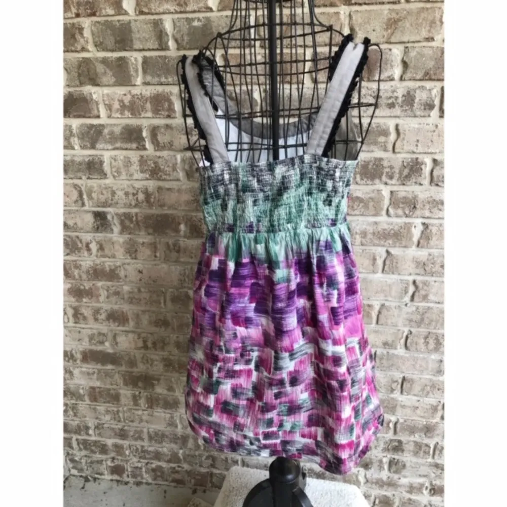 Lulumari Sundress Smocked Side Zip Lined - Image 2