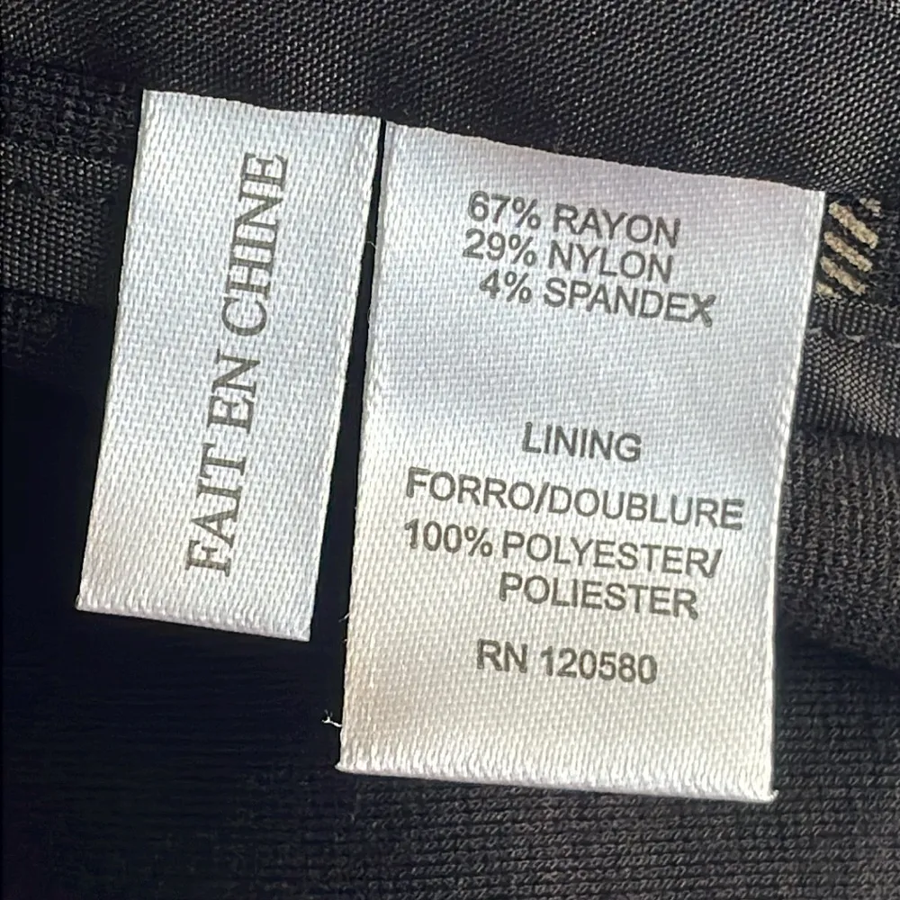 Amanda + Chelsea Black Windowpane Blazer - Image 6