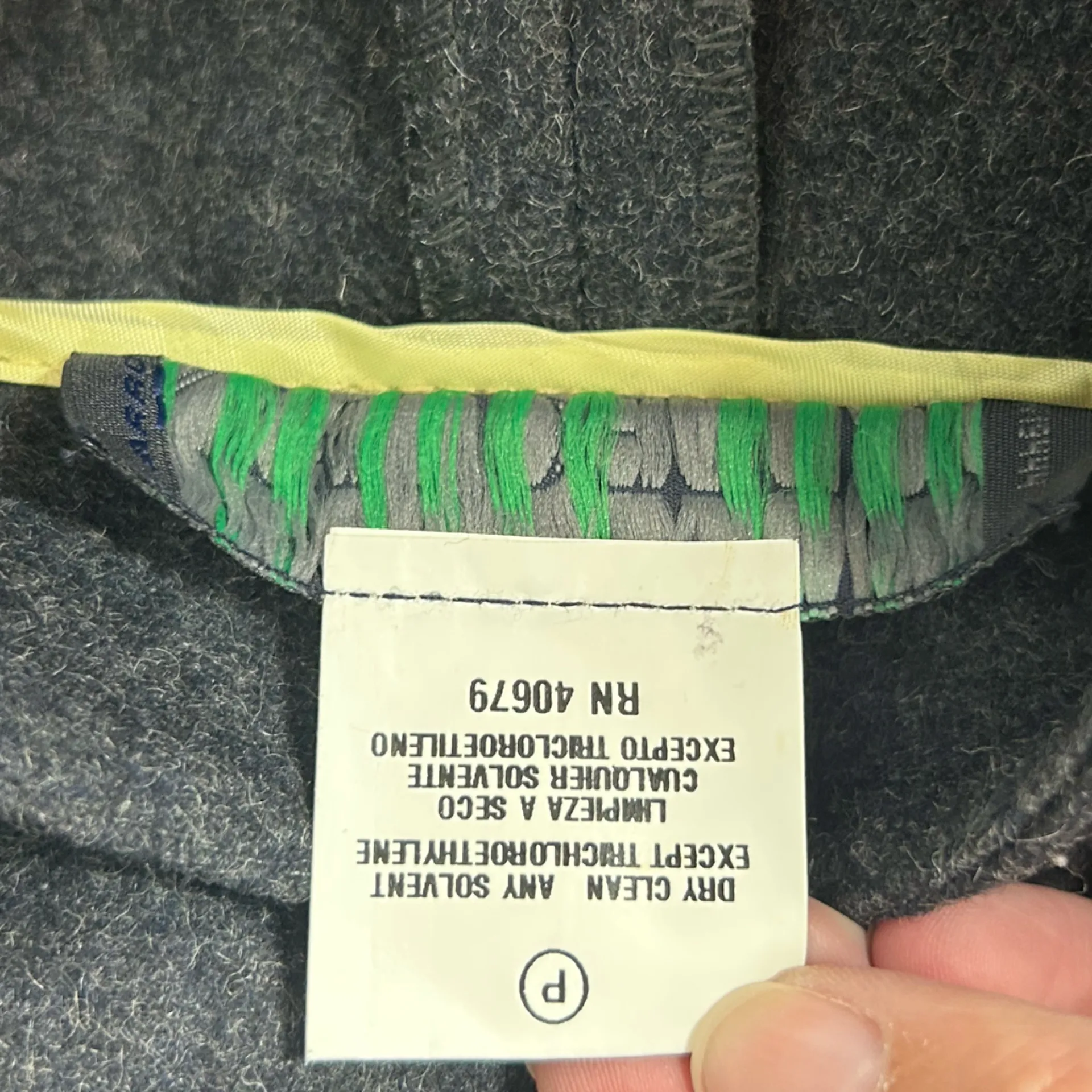 Vintage Harve Benard Gray Wool Dress Pants Size 12 High-Waist Straight Leg - Image 10