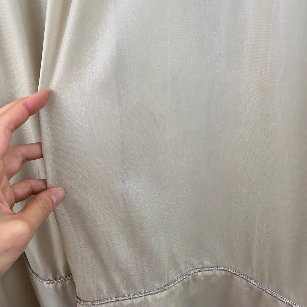 Robert Rodriguez  Sequin Shift Dress Ecru 4 - Image 6