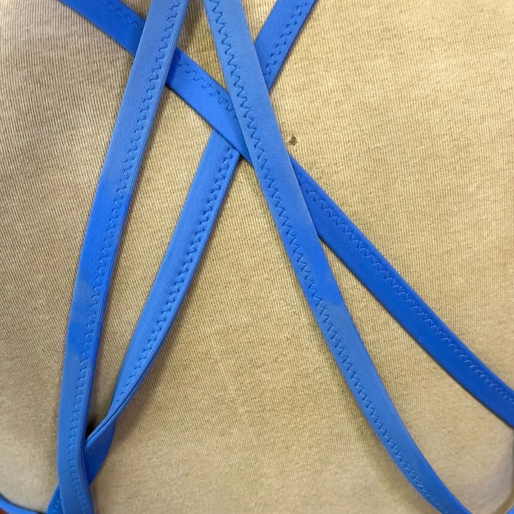 Shade & Shore Bikini Top Crochet Swimsuit Swim 36D L Large - Image 7