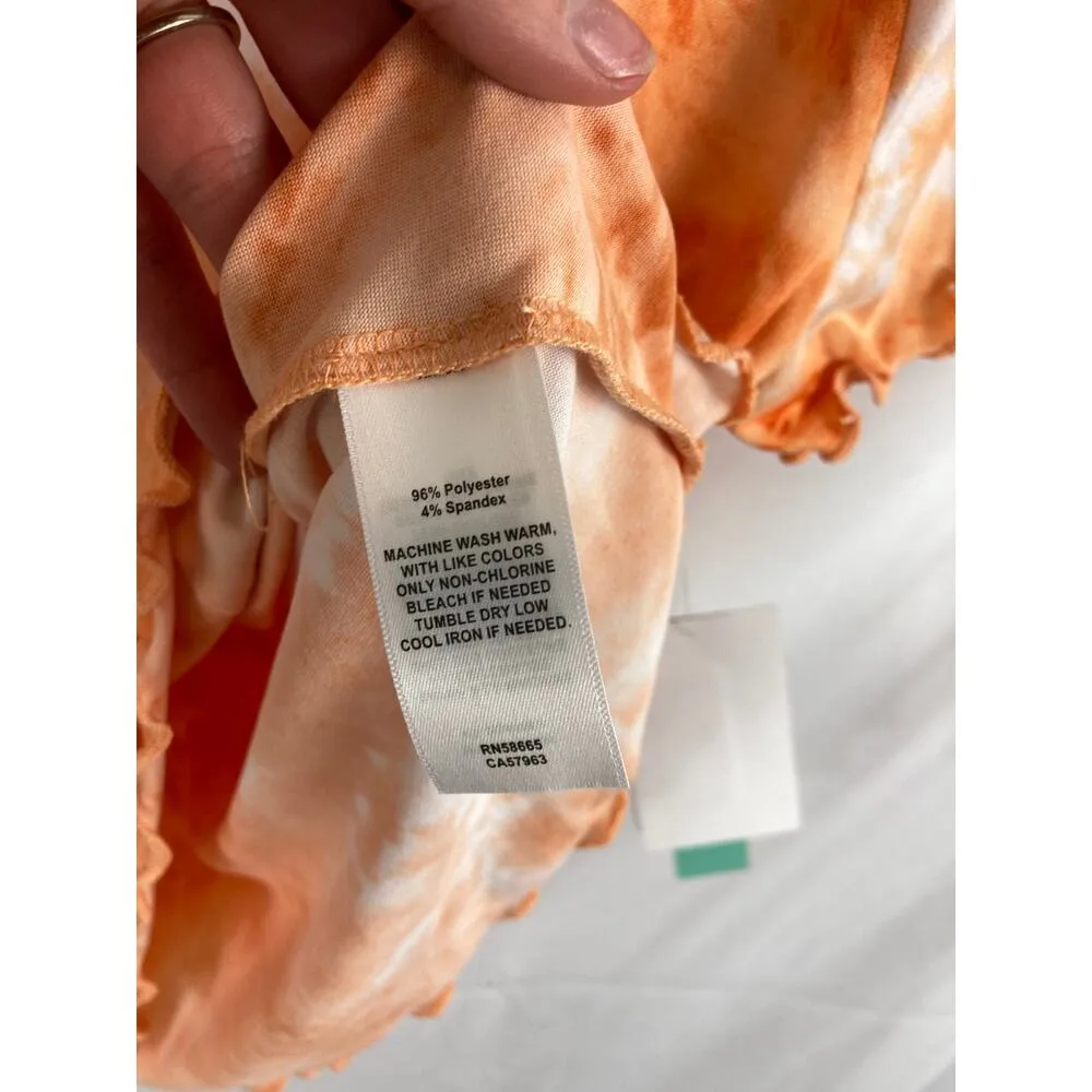 NWT Abound Tie Dye Cropped Tshirt XL - Image 4