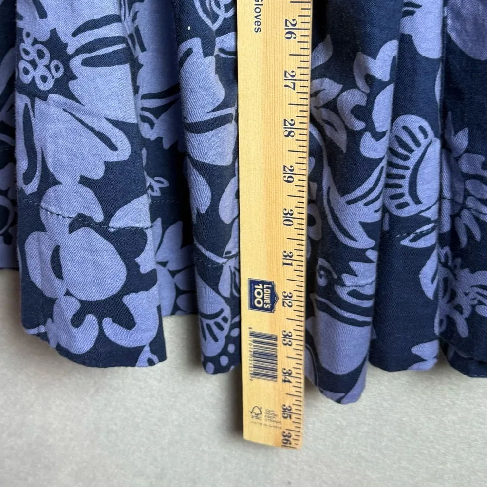 Free People Women’s Dear Delilah Mini Dress Blue Floral Vacation Size L New - Image 15