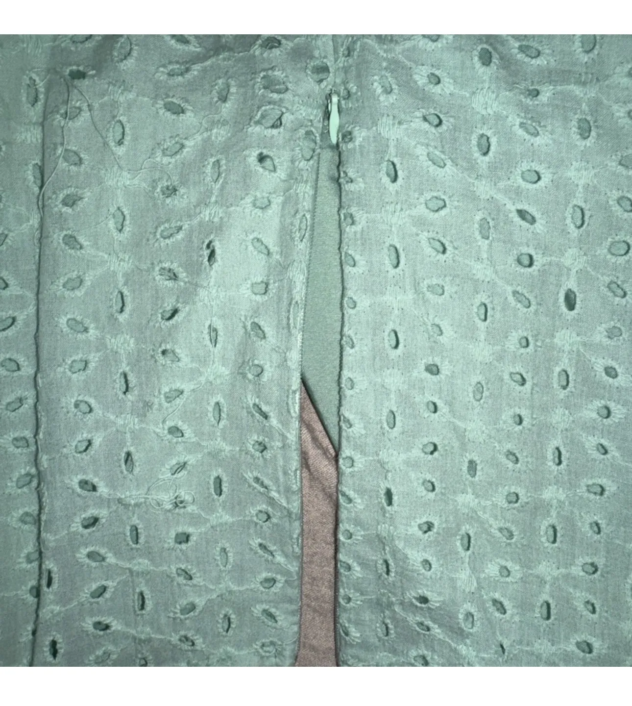 Mustard Seed Eyelet Green Romper Dress - Image 5