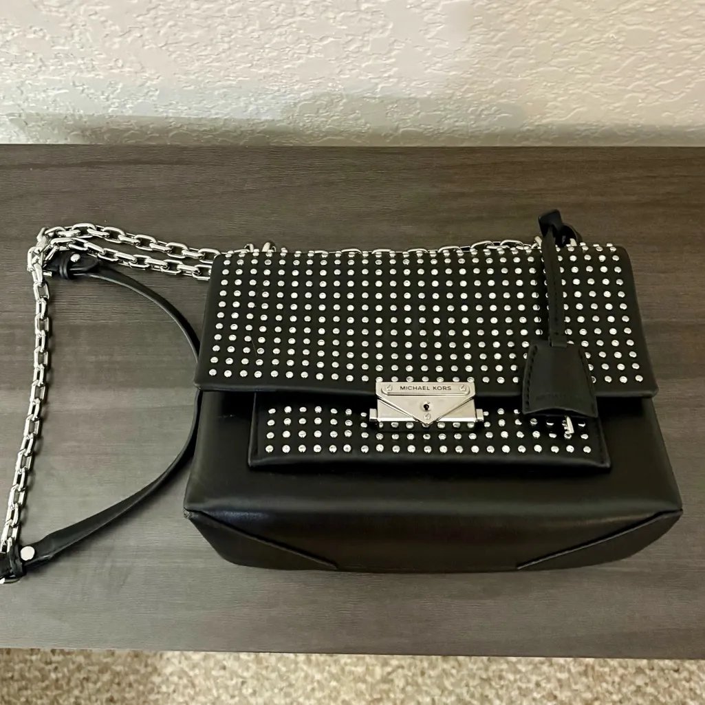 Michael Kors Cece Medium Leather Convertible Shoulder Bag - Image 3