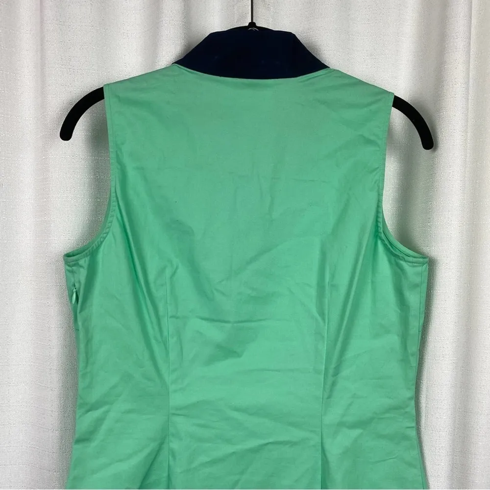 Sail To Sable Teal&Blue Cotton Shift Dress Sz.S - Image 12