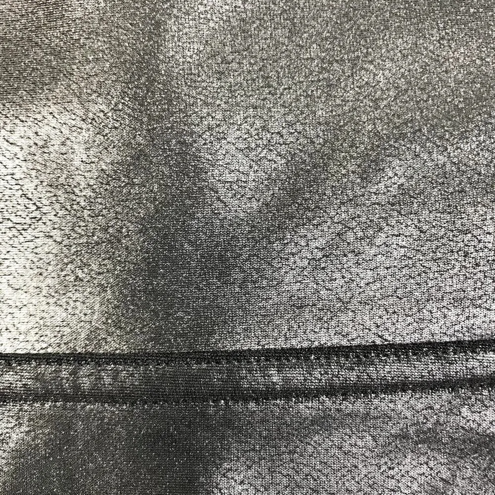 SPANX Faux Leather Leggings XL Black Wide Waist Tummy Shaping Sporty Feminine - Image 9