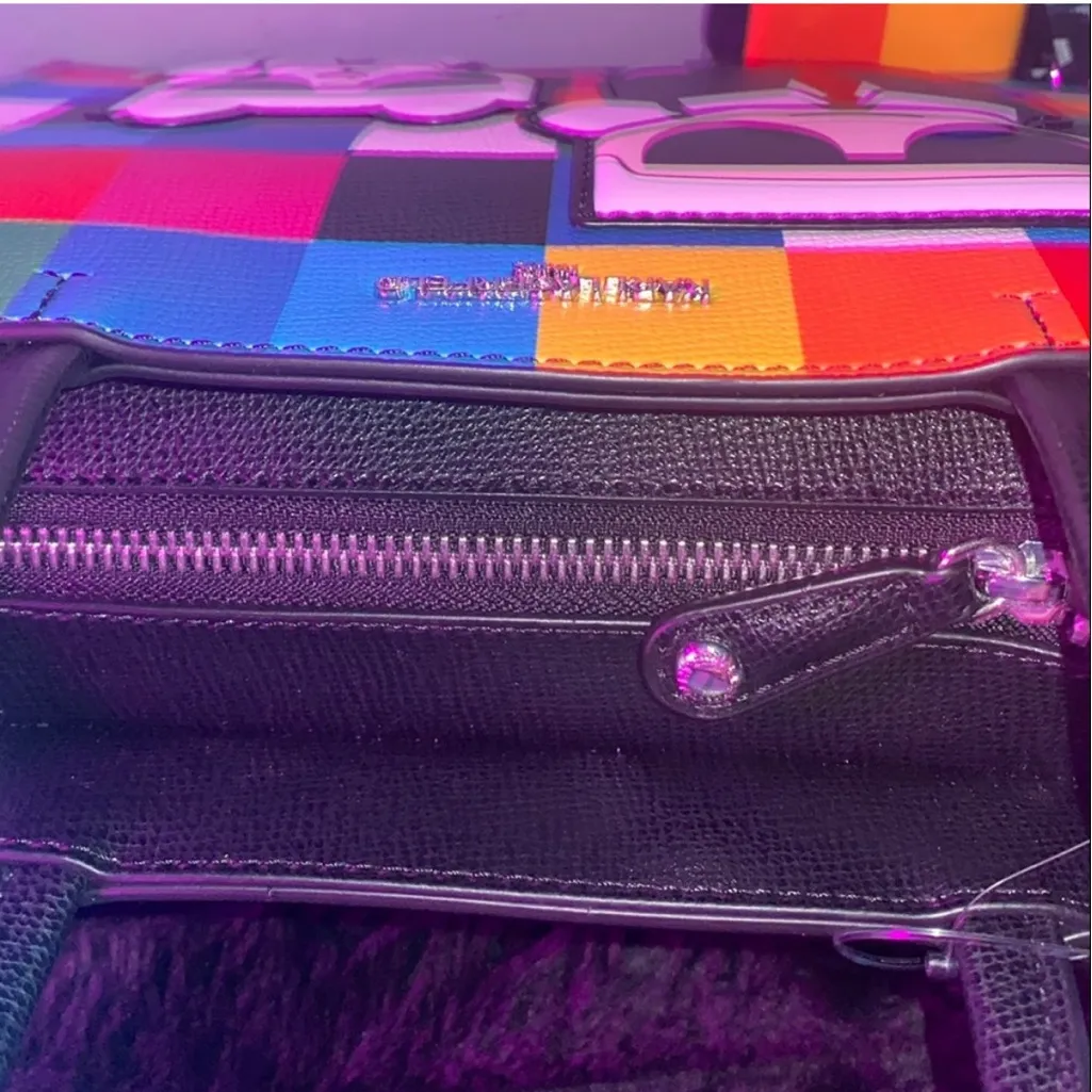 Karl Lagerfeld Paris Maybelle and Choupette patch Satchel Multi Color - Image 5