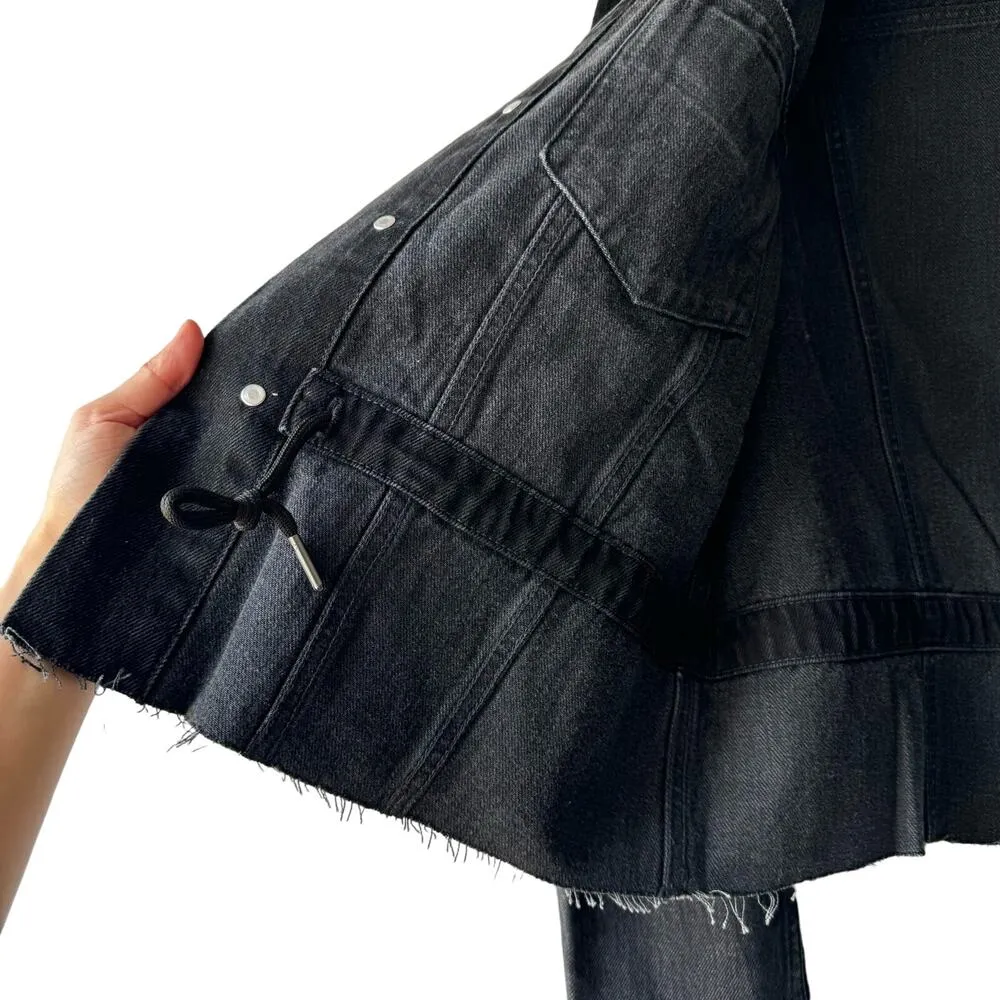 ÉTICA Remi Reconstructed Jacket Medium Black - Image 7