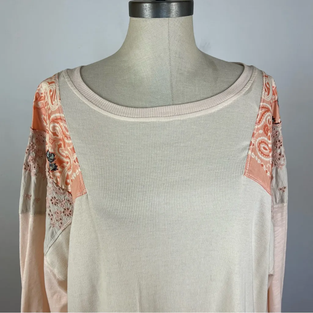 Free People Feelin’ It Top in Alabaster Combo - Image 5
