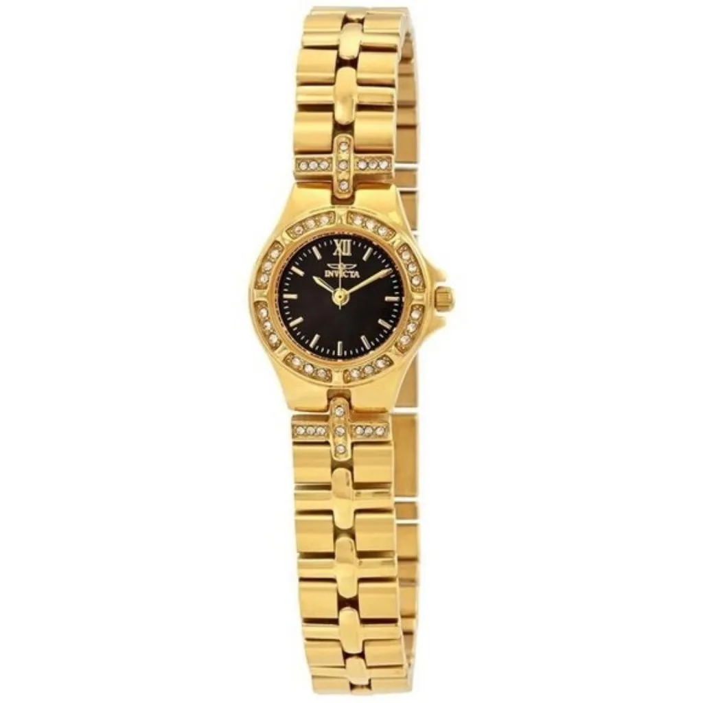 NWT Authentic Invicta Wildflower Crystal Black Dial Women's Watch - Image 4