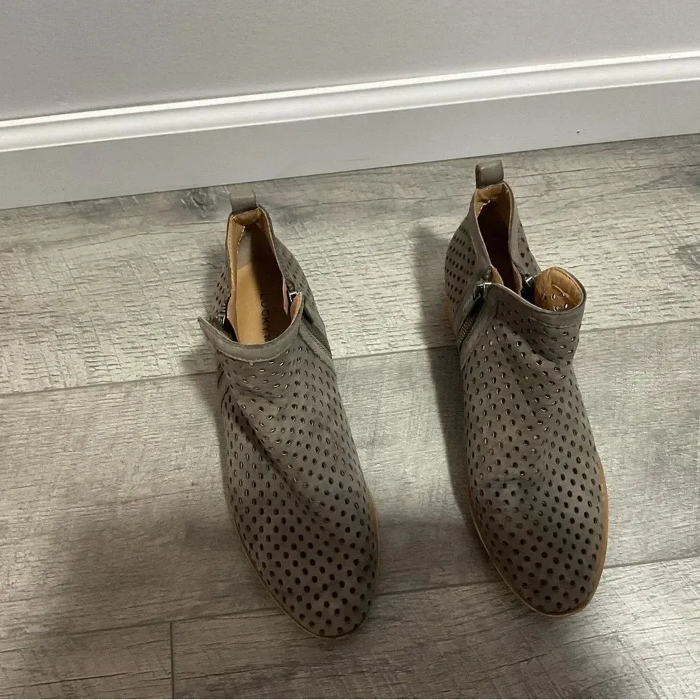 Lucky Brand Perforated Basel Ankle Boots Size 7‎ - Image 5