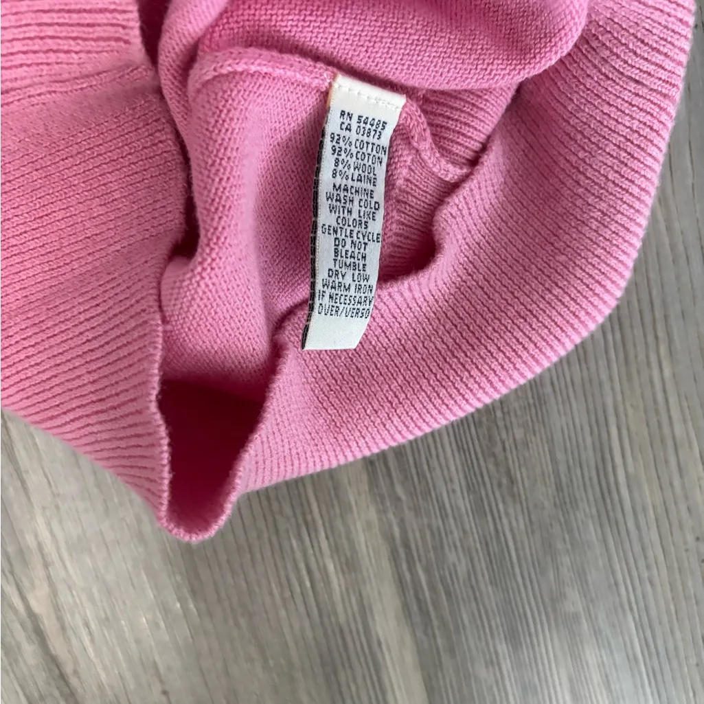 American Eagle  Outfitters Pink Crew Neck Sweater - Image 3