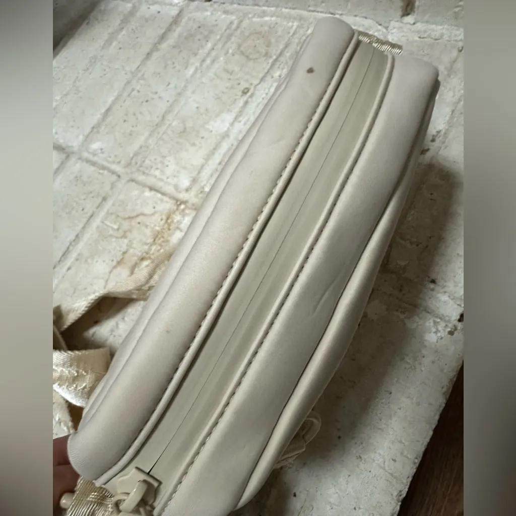 Anthropologie Thacker NYC Cocoon 3 in 1 Phone Bag Cream Neoprene Crossbody Purse - Image 3