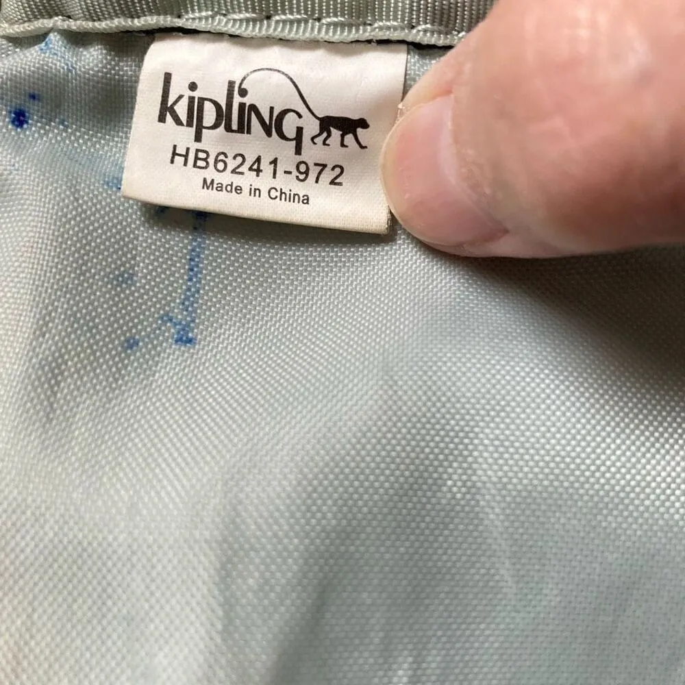 Kipling Heart Festival Crossbody Nylon Bag Purse HTF No Monkey Keychain - Image 12
