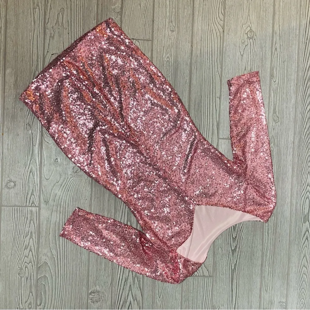 Rare anthropology Sundays in Brooklyn pink body-con sequin dress era tour - Image 6