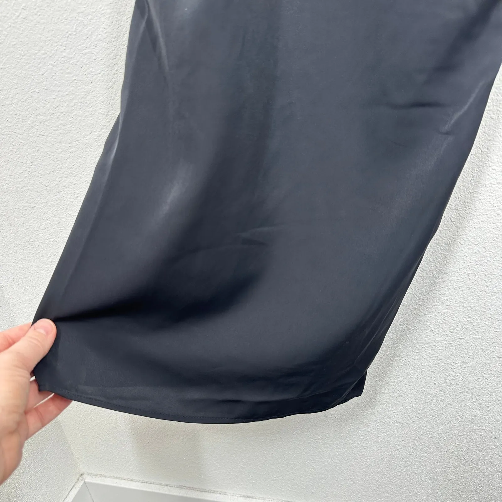 Abercrombie & Fitch Black Elastic Waist Wide Leg Pants Plus Size XL Classic Work - Image 7