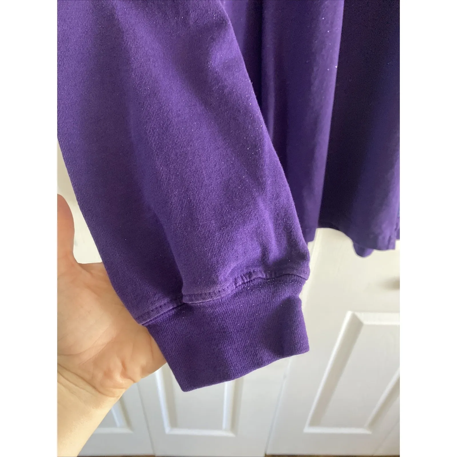 Spirit Jersey Disney Womens XXL Hocus Pocus Purple Long Sleeve Graphic Sparkle - Image 5