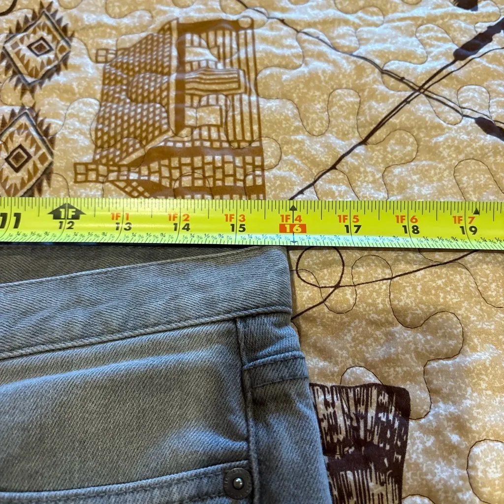 LRL Lauren Ralph Lauren Women's Classic Straight Leg Gray Jeans size 8 - Image 7