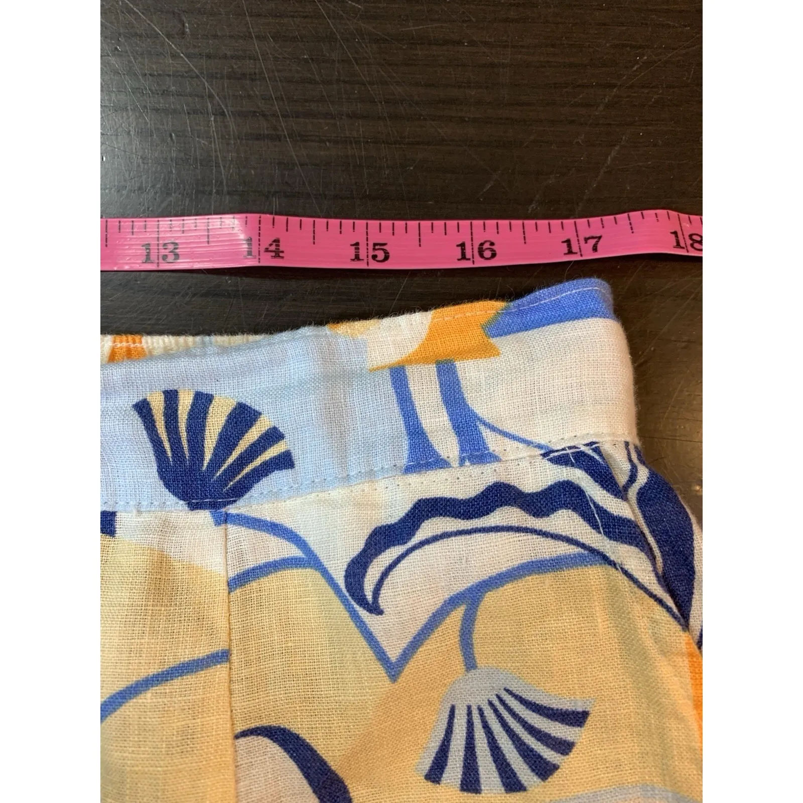 Nicole Miller New York Linen Wrap Skirt Women XL Resort Tropical‎ Print Coastal - Image 11