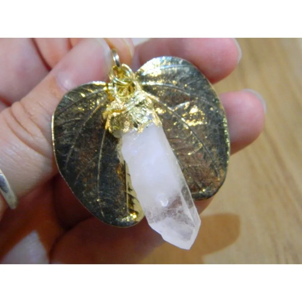 Natural Quartz Crystal Pendant, Arkansas Quartz Crystal Point Necklace, Gemstone - Image 8