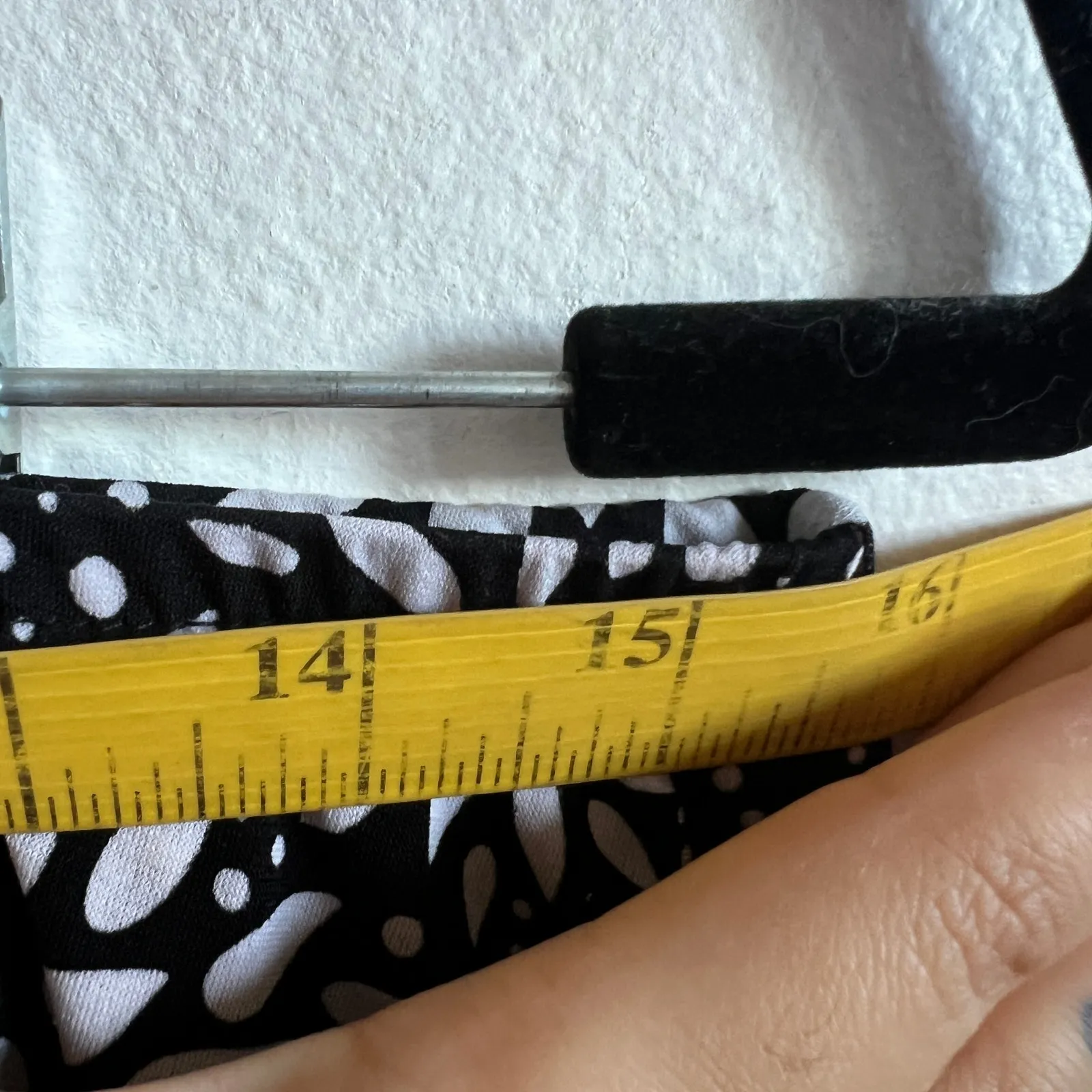 Vintage Y2K Floral Maxi Skirt Boho Cottagecore Grunge‎ Fairycore 2000s XL Black - Image 5