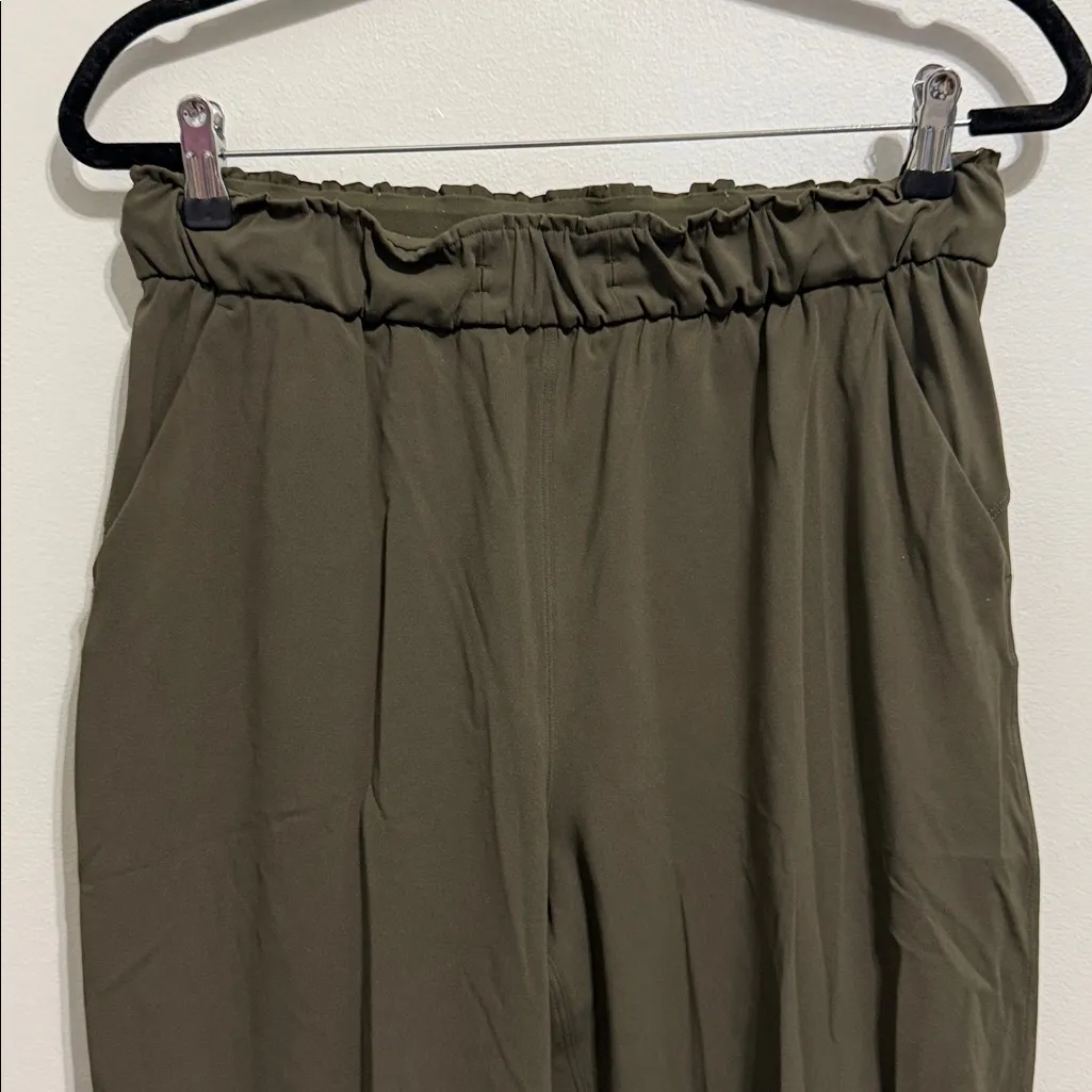 Lululemon Keep Moving Jogger Pants Olive Green Size 8 - Image 2