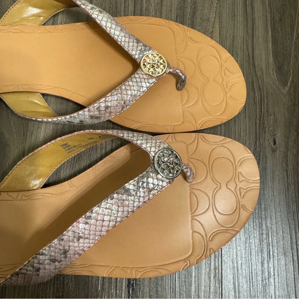 Coach  Sara Flip Flop Sandals - Image 7