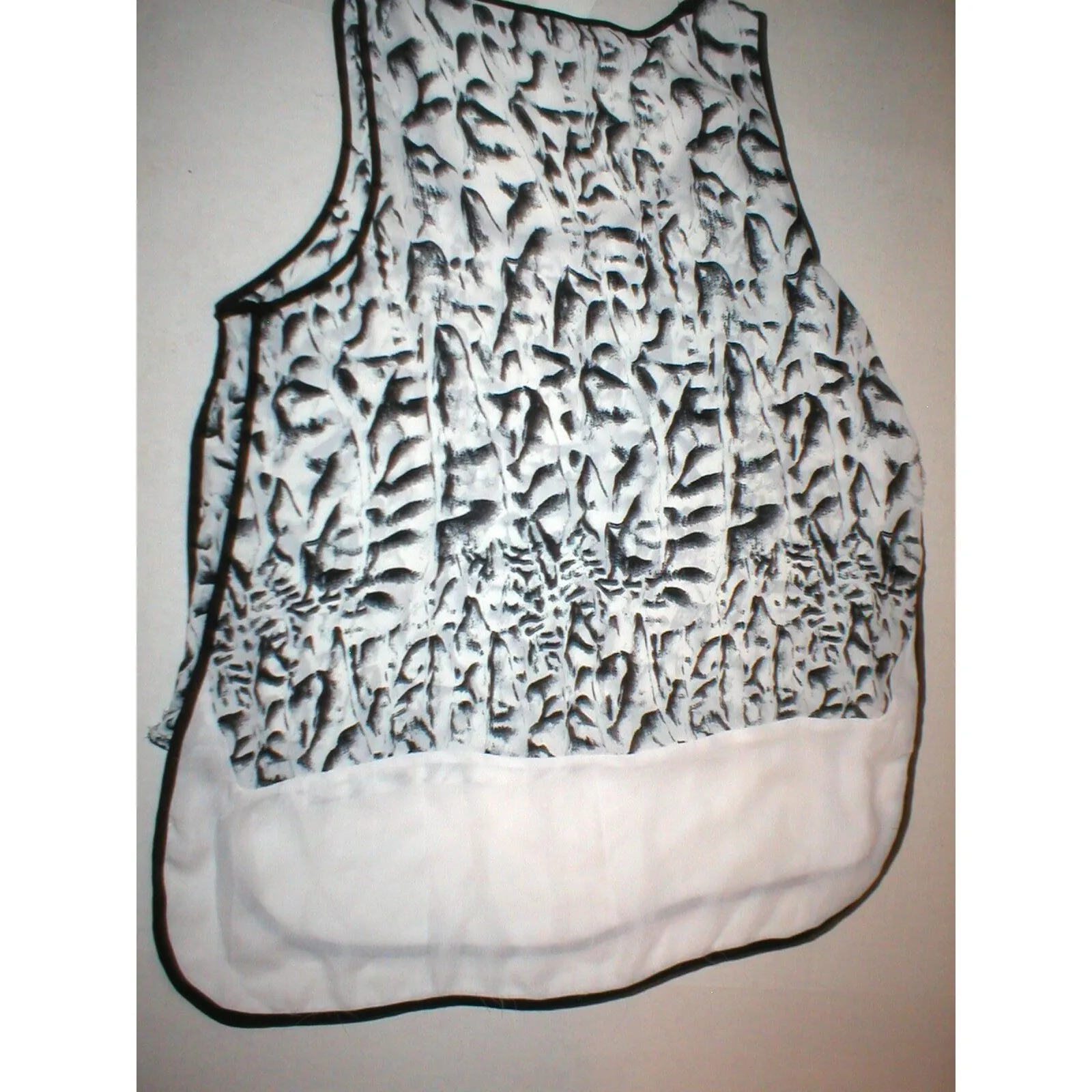 New Womens NWT Philosophy Top Black White Tank 10 12 Print Nordstrom Contrast - Image 8