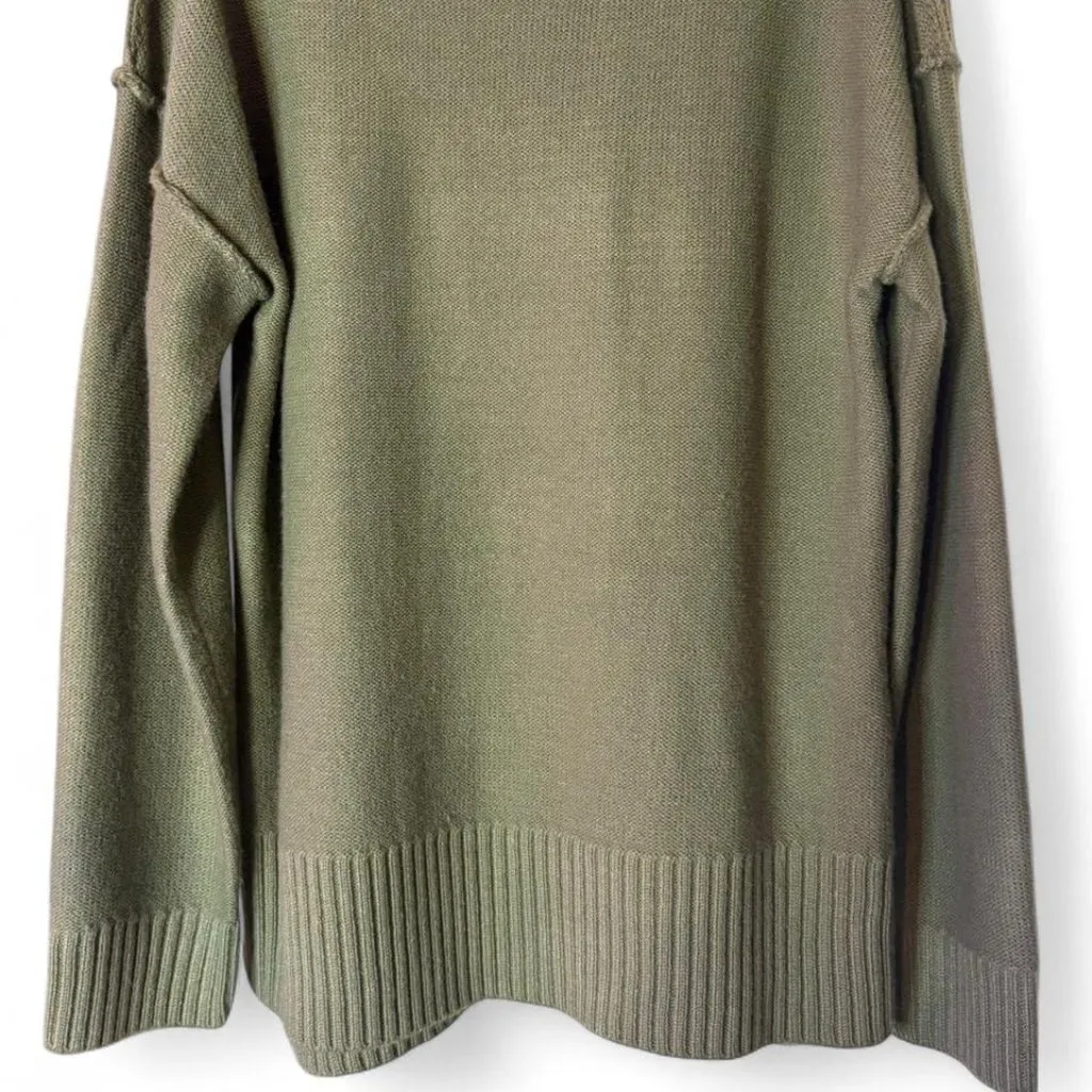 LONG SLEEVE GREEN TURTLE MOCK NECK SWEATER NWOT - Image 7
