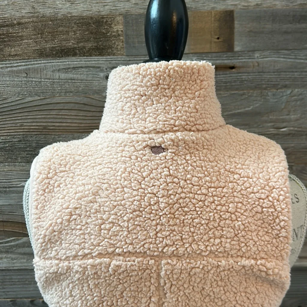 Calia Light Pink Fleece Full Zip Vest Size XS - Image 6