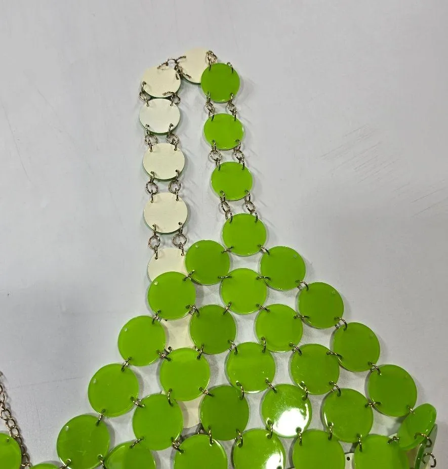 h:ours Diana Top in Neon Green - Image 5