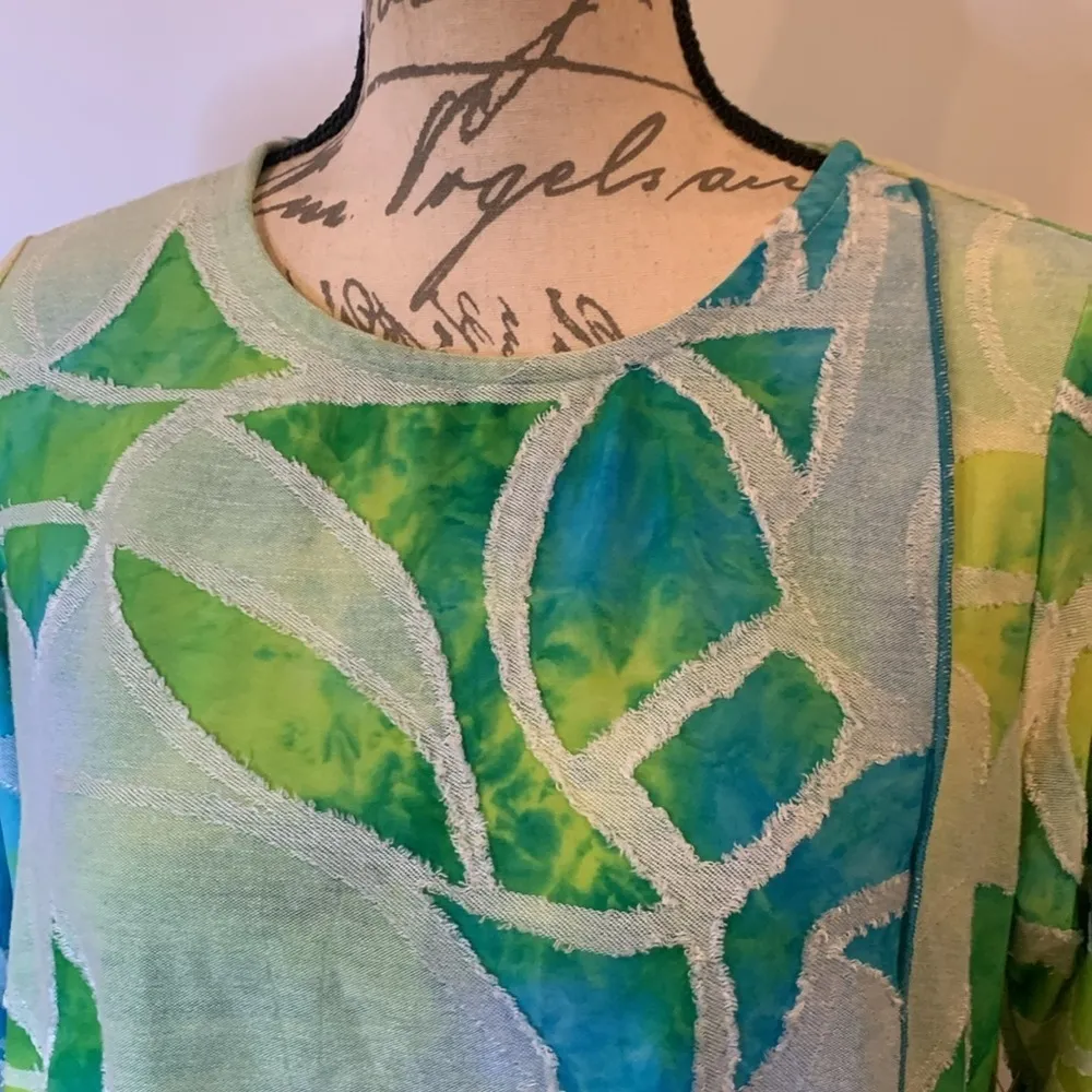 NWT Ali Miles stretch relaxed textured top MP Size undefined - Image 2