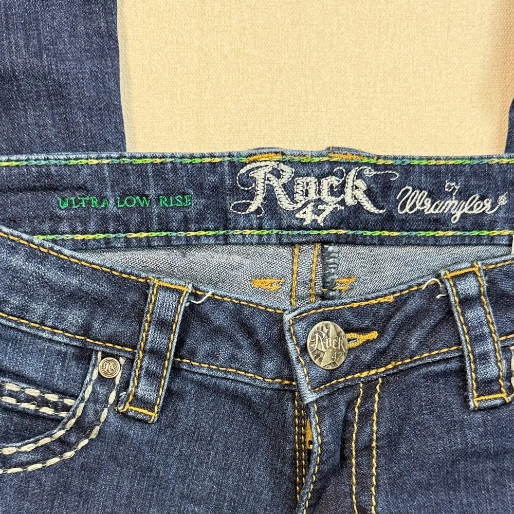 Wrangler Elegant Dark Blue Boot Cut Jeans Size undefined - Image 5