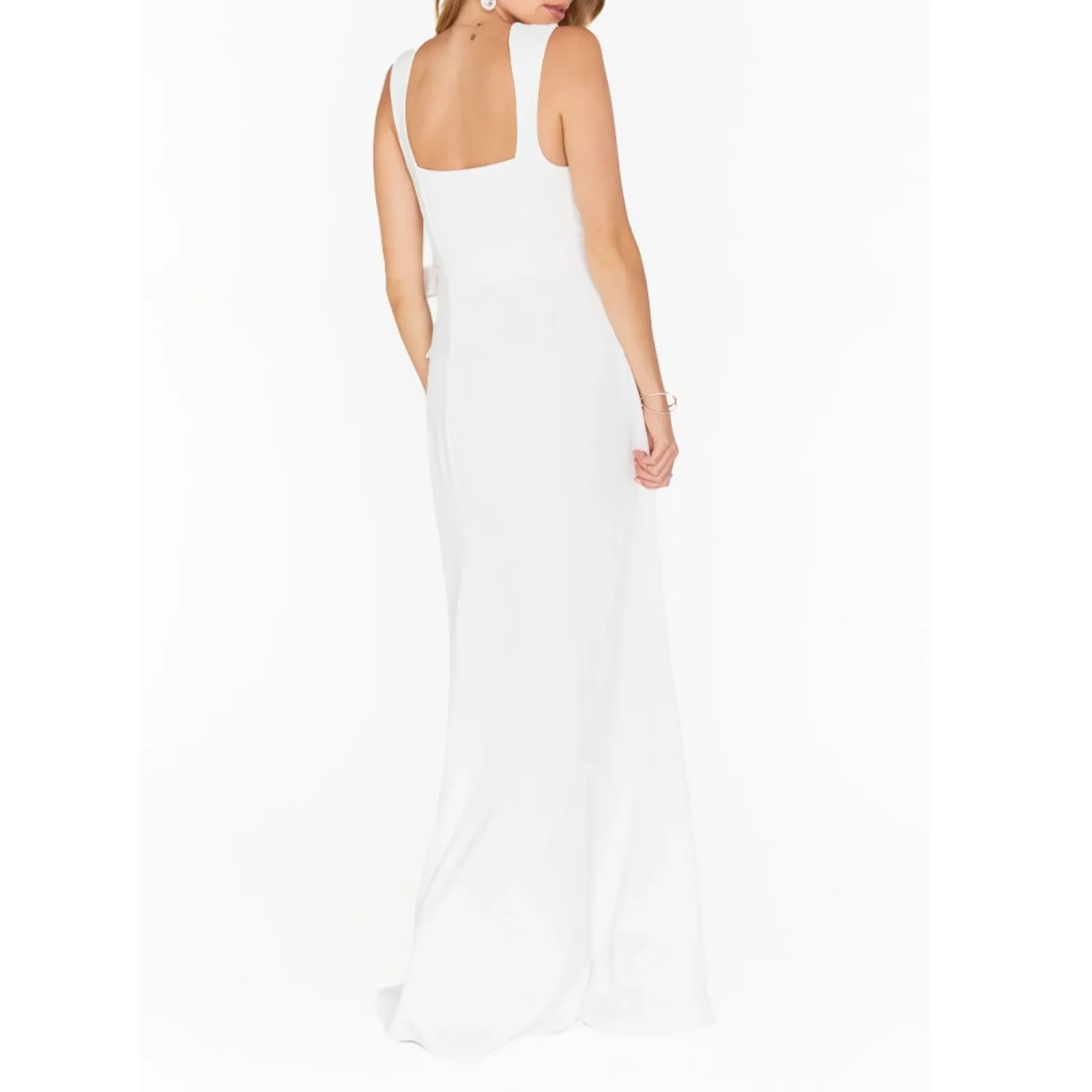 NEW Show Me Your Mumu SMYMM Paris Gown in White Large L - Image 10