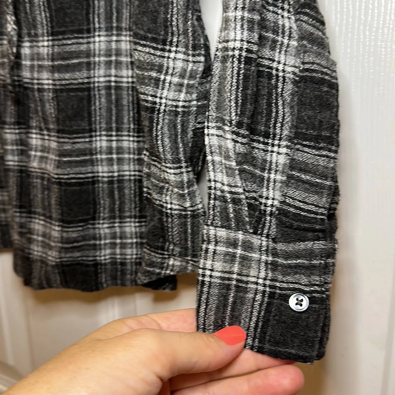 Madewell Women’s Owens Plaid Terrace Lace-Up Shirt‎ Size Medium - Image 9