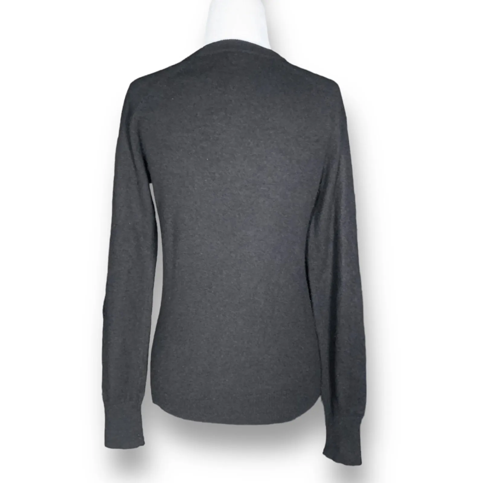 Equipment Sloane Cashmere Crewneck Sweater Black XS Minimal Classic Winter - Image 7