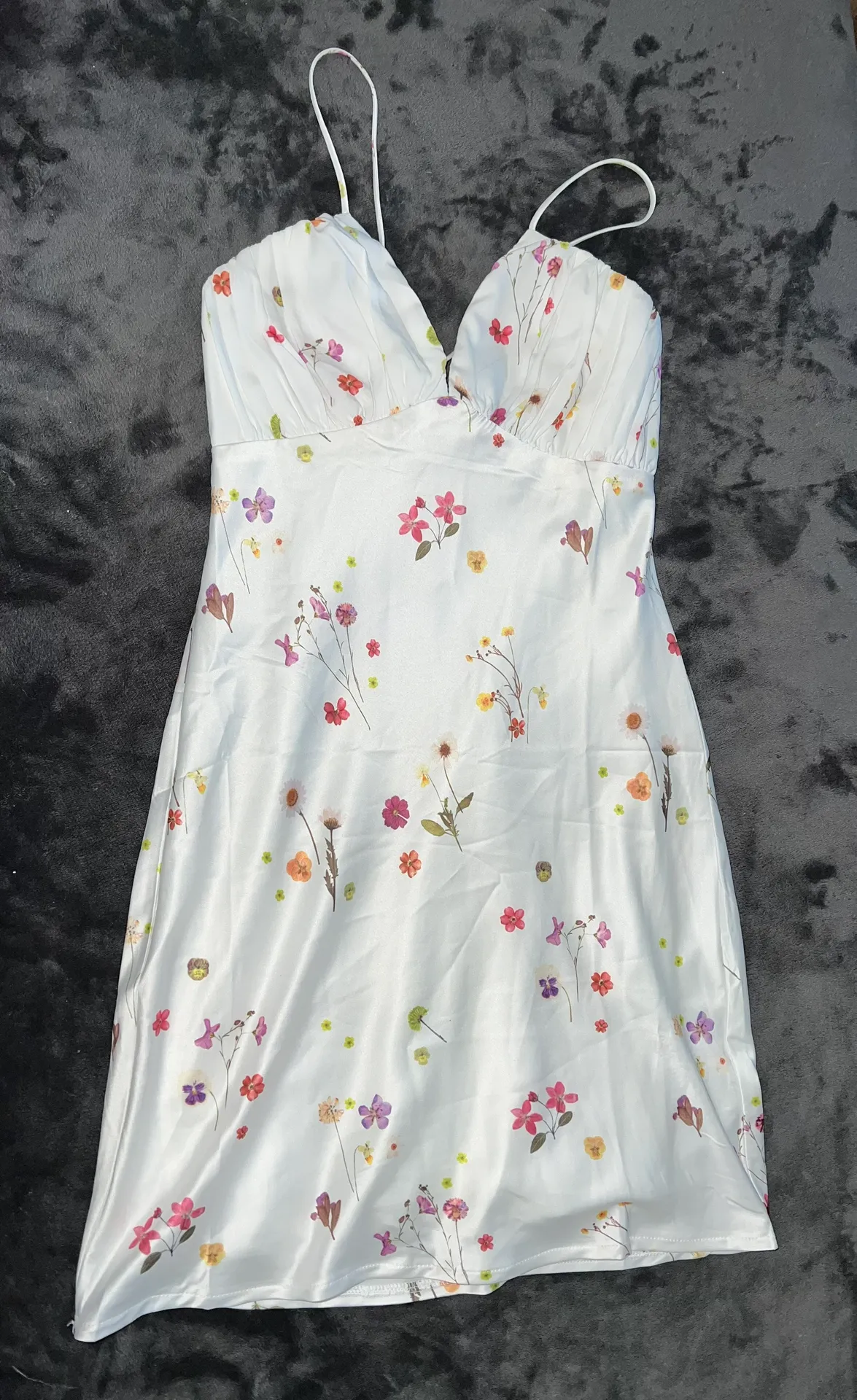 Lyrical Mini Dress in White - Image 7