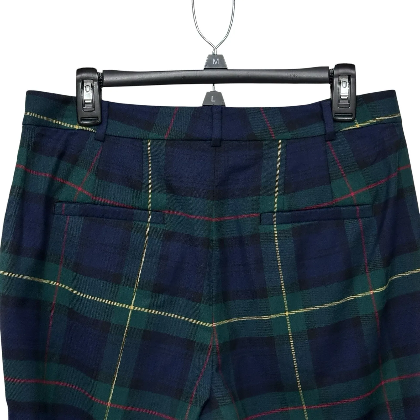 NWT Lauren Ralph Lauren Plaid Wool Blend Lined Pants Women's Size 8 Holidays - Image 6