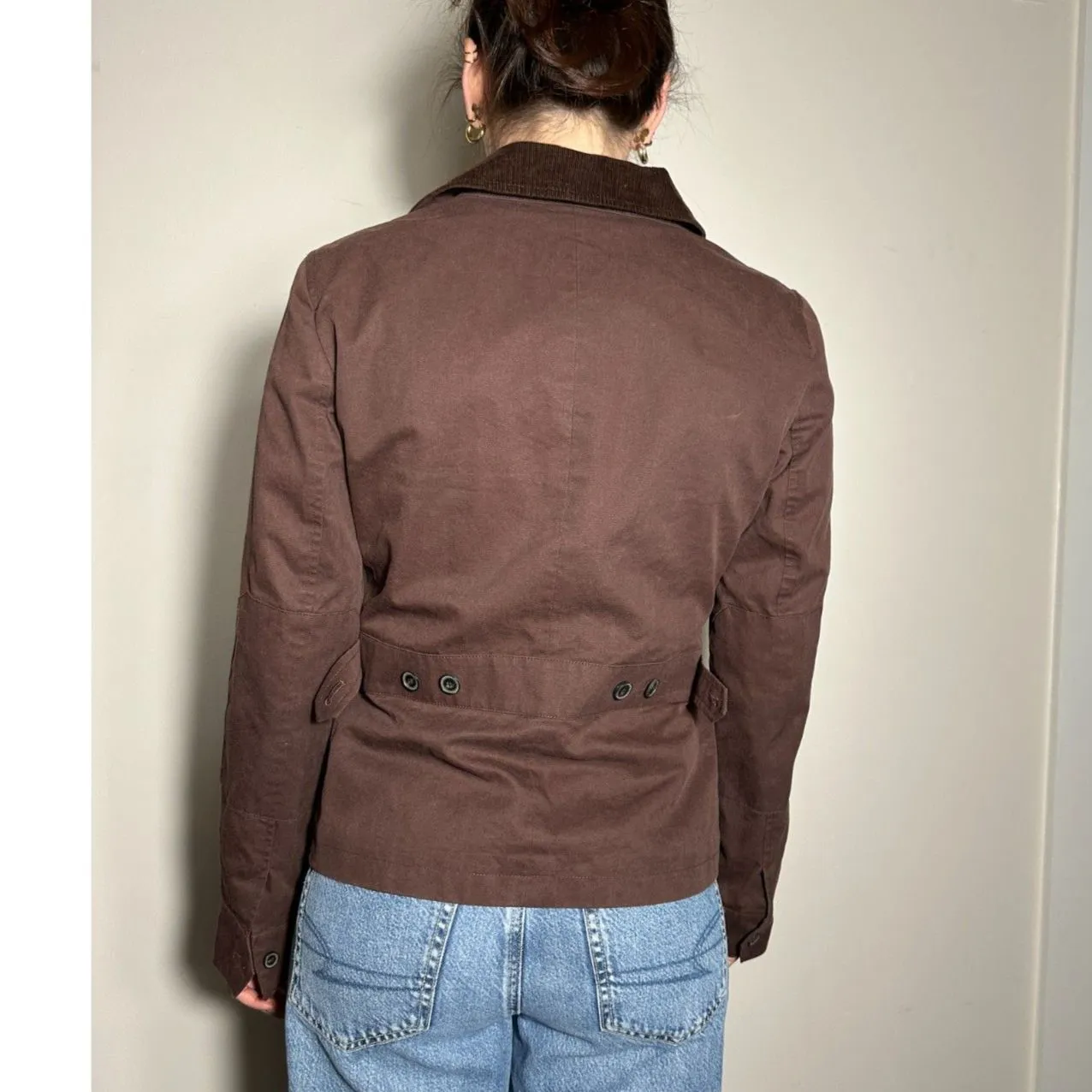 Classic Vintage Talbots Brown Barn Jacket Size 10 - Image 5