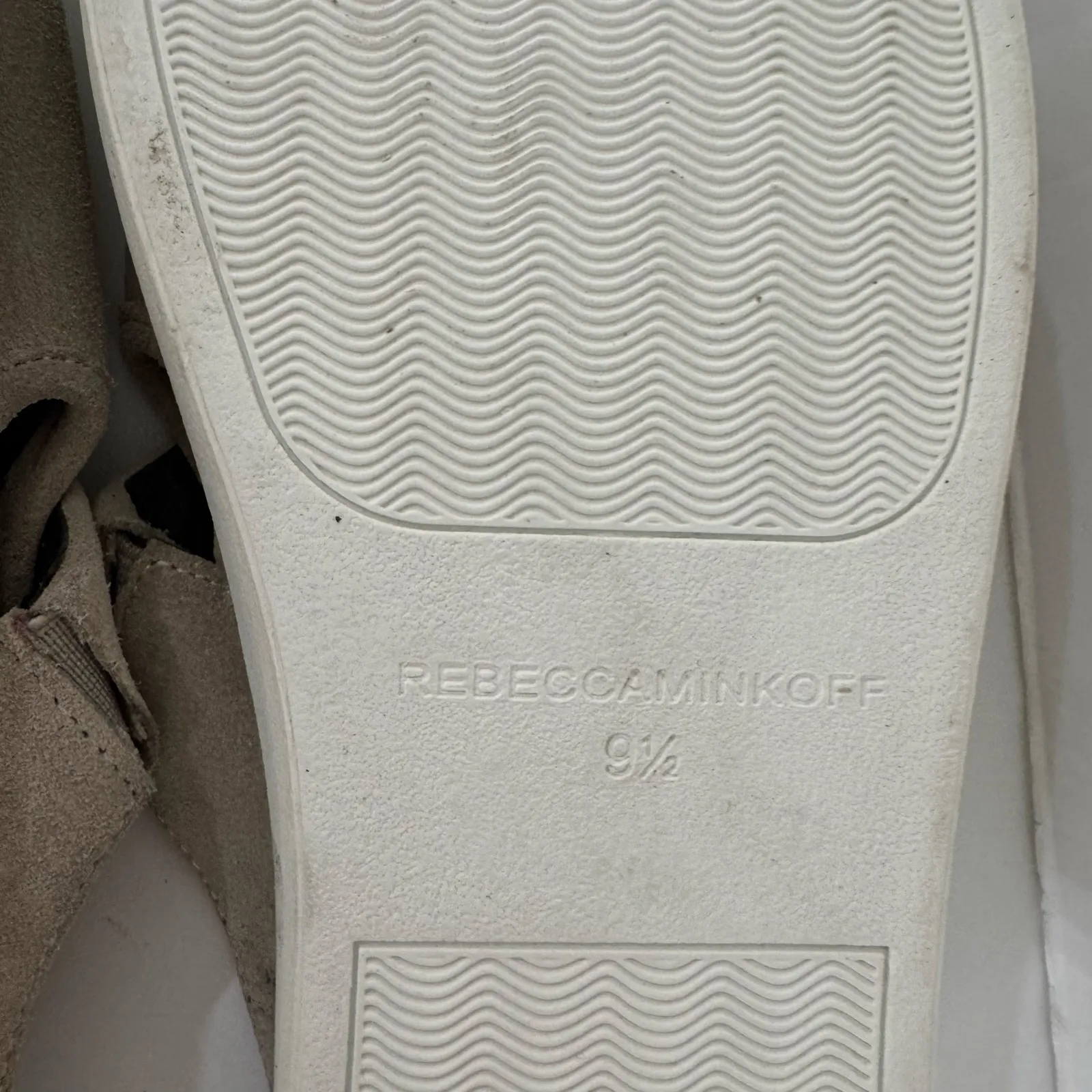 Rebecca Minkoff Sonia Women's Brown Taupe Slip-On Mules Flats Studded
 Size 9.5 - Image 10