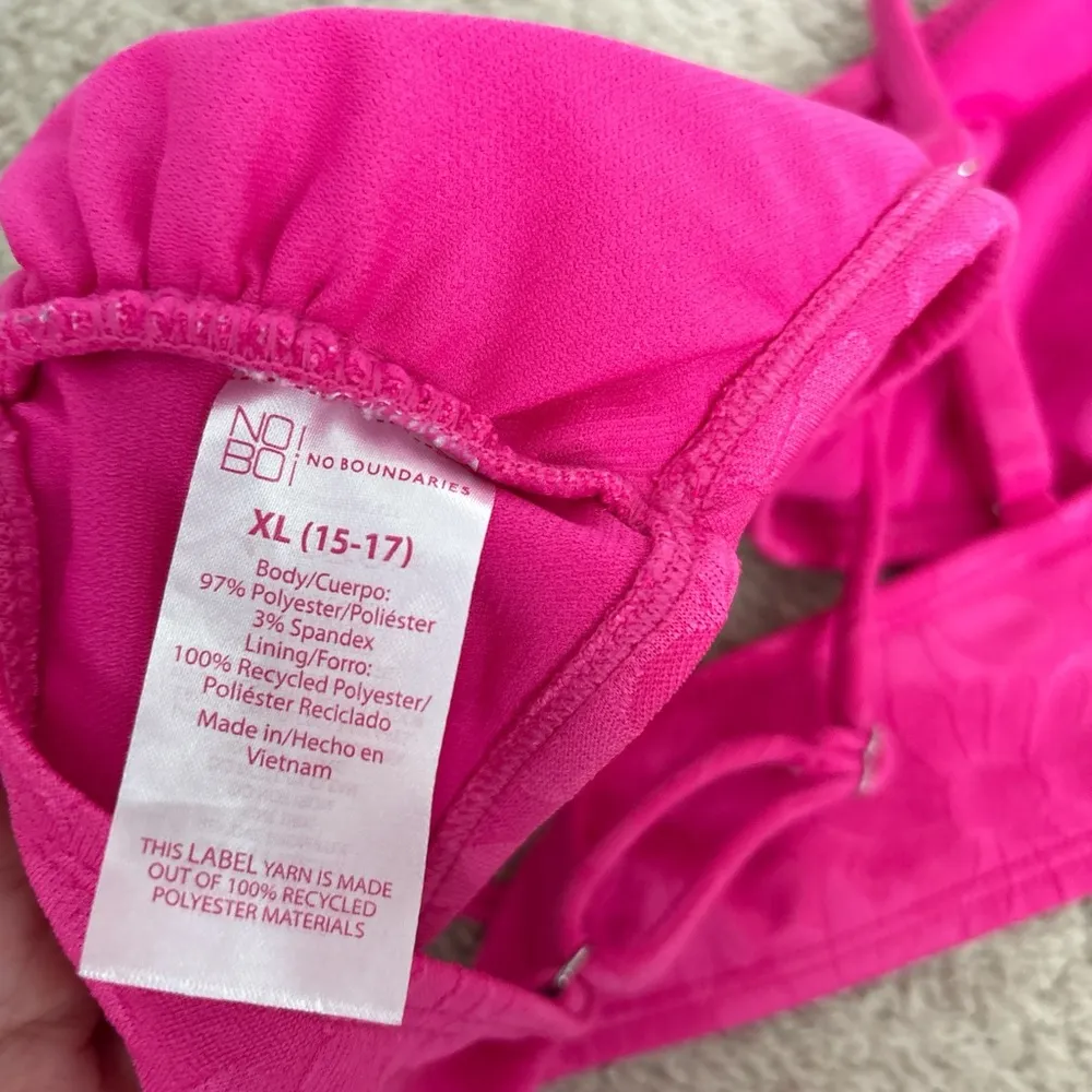 No Boundaries Hot Pink Bikini - Image 3