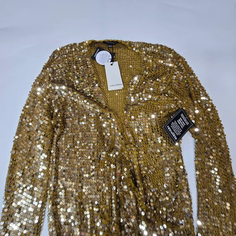 Retrofete Lucia Dress in Ginger - Image 5