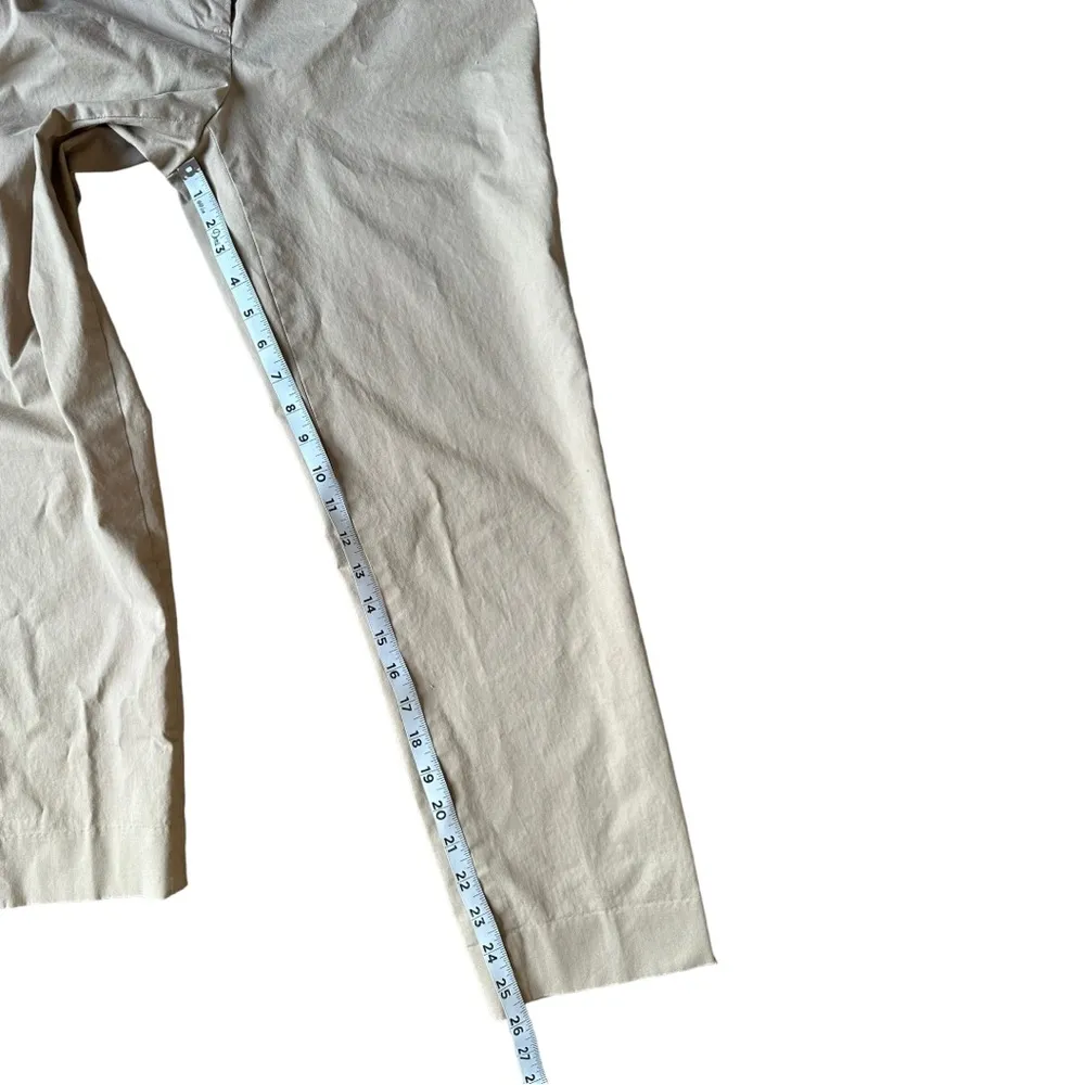 Jones New York Signature Grace Ankle Length Pants White Stretch Womens Size 4 - Image 5