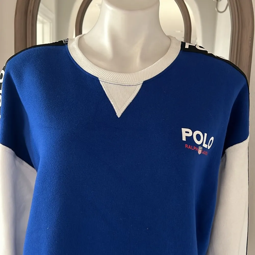 RARE* Polo Ralph Lauren Long Sleeve Rétro Dress in Blue, Size M New w/Tag $348 Blue Size M - Image 9